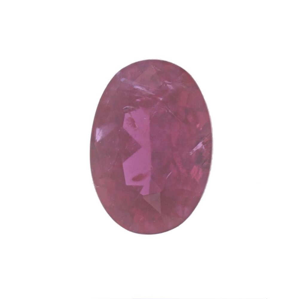 Loose Ruby - Oval .74ct Red Solitaire - image 1